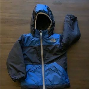 The North Face reversible hooded toddler jacket